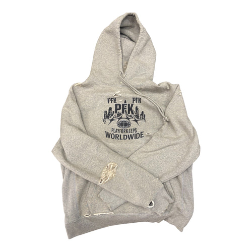 PFK 1 OF 1 DISTRESSED HOODIE
