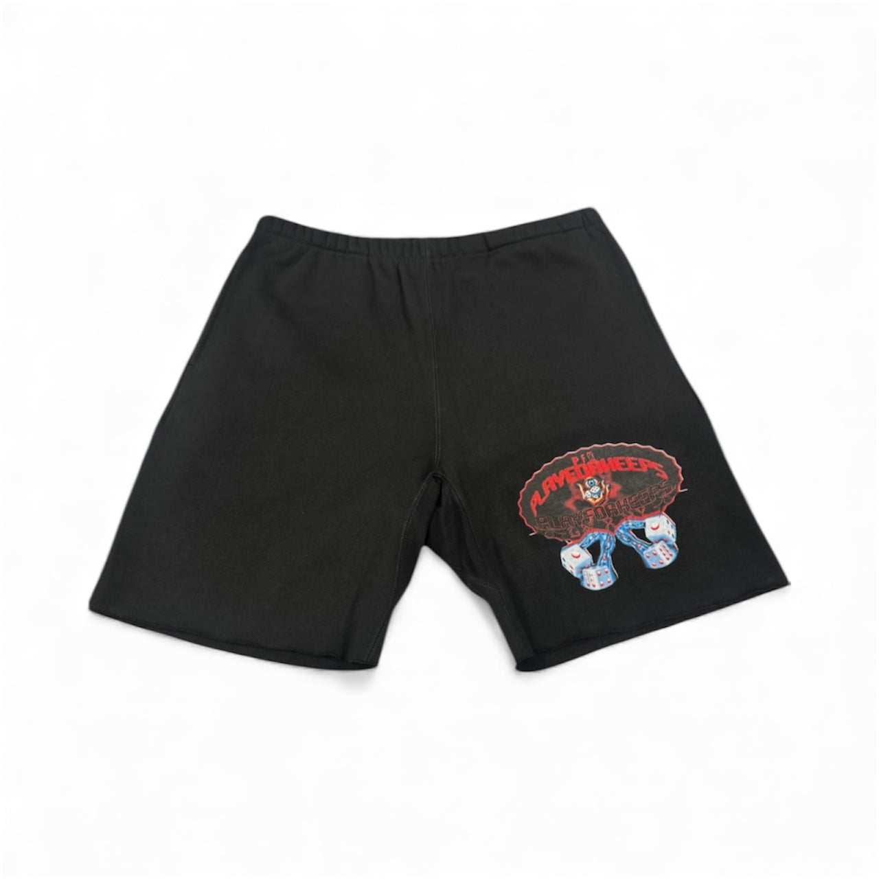 PFK RED DICE CUT JOGGER SHORTS